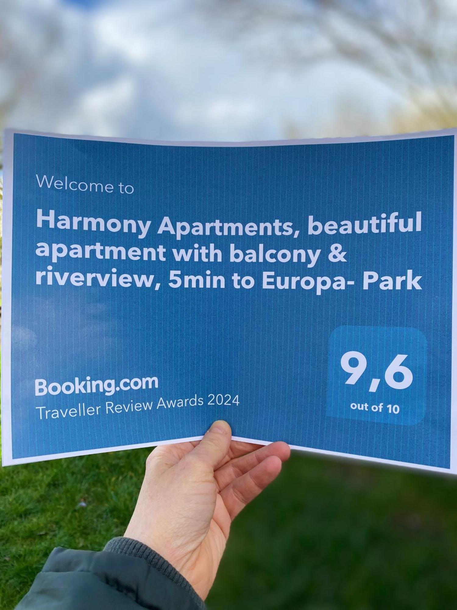 Harmony Apartment, Your Holiday Home In Rust With Balcony & River-View, 5Min To Europa-Park 외부 사진